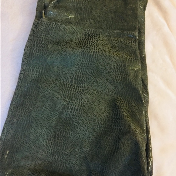 Fabulous green genuine leather jeans! - Picture 4 of 8